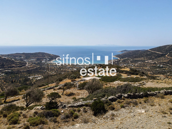 Sifnos real estate ID 1217 Plot for sale Vathi