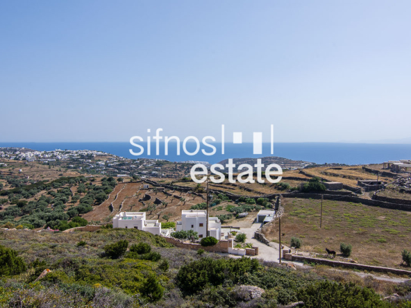 Sifnos real estate ID 1183 Plot for sale Vathi